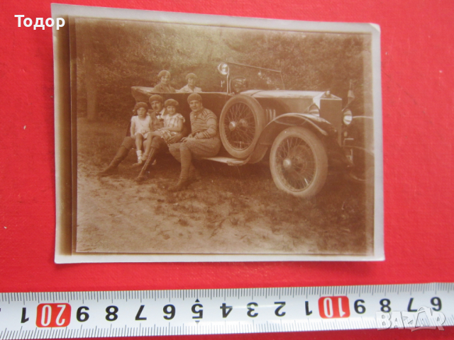 Стара картичка снимка кола 7