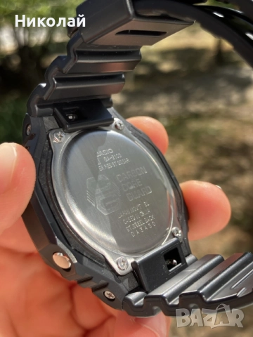 Casio G-Shock GA 2100 1A2ER + чисто нова каишка от GA 2100 SKE-7A Часовник Касио Г Шок ГА 2100, снимка 11 - Мъжки - 56132067