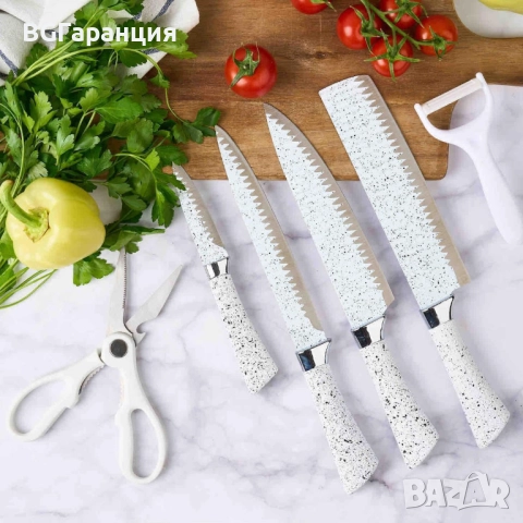 Комплект кухненски ножове Zepter от 6 части, снимка 5 - Прибори за хранене, готвене и сервиране - 52256135