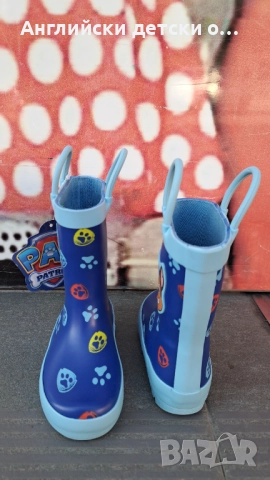 Английски детски гумени ботуши-Paw Patrol, снимка 7 - Детски боти и ботуши - 52190660