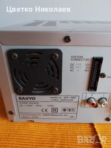 Sanyo JCX-007 Amplifier, FM AM Tuner, снимка 5 - Ресийвъри, усилватели, смесителни пултове - 48175035