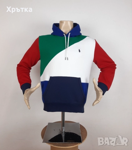 Polo Ralph Lauren Colour-Blocked - Оригинален мъжки суитшърт размер S, снимка 3 - Суичъри - 51522029