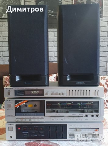 Комплект Technics /усилвател,тунер,дек/, тонколони Pioneer, снимка 1 - Аудиосистеми - 36647724