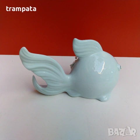 НАЙ ДОБРАТА ОФЕРТА Порцеланова фигура риба с цветя , снимка 4 - Декорация за дома - 53066318