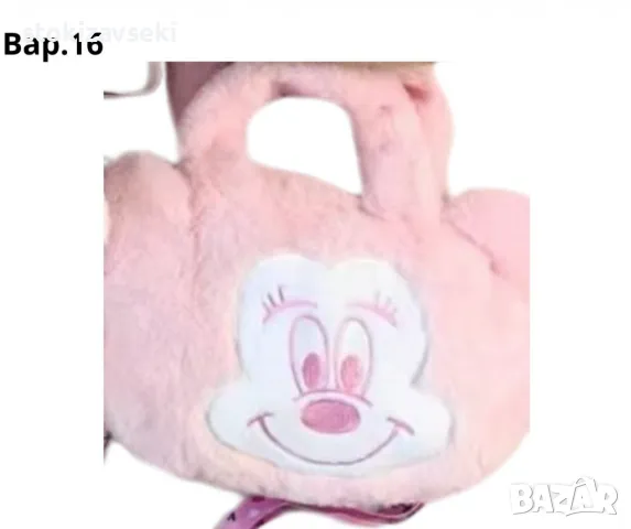 Плюшени чантички, с анимационни герои, снимка 3 - Плюшени играчки - 48947310