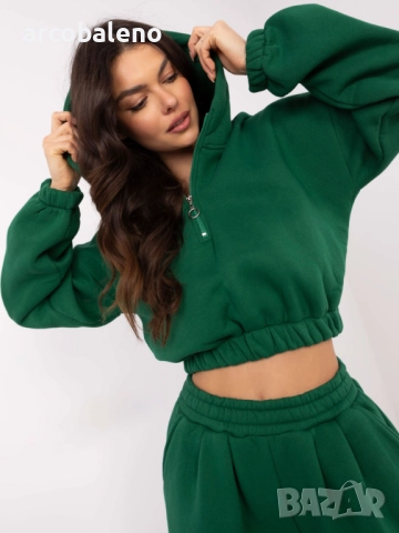 Дамски комплект от две части с цип на деколтето, 2цвята , снимка 10 - Комплекти - 52857314