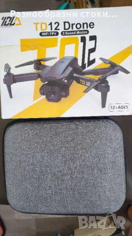Дрон TD12 с WiFi FPV и 3 скорости , снимка 1