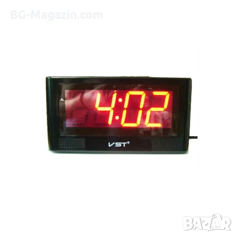 Дигитален настолен часовник с големи цифри за спалня офис дома на ток електронен светещ голям, снимка 5 - Други - 51038227