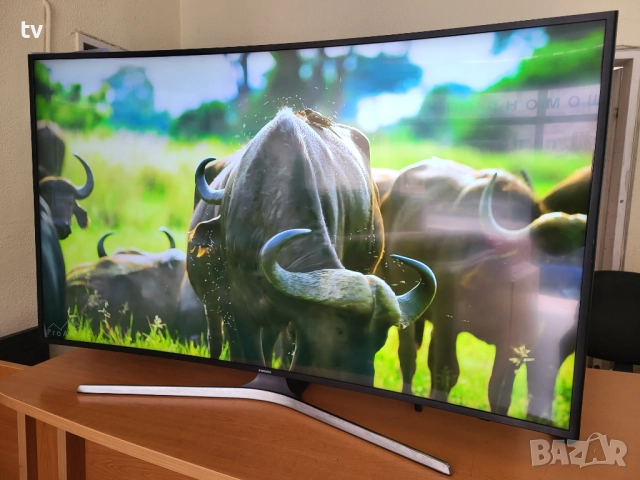 Samsung 55 инча Самсунг 4K LED Smart HDR WiFi смарт лед ИЗВИТ ЕКРАН - с нова подсветка!, снимка 1