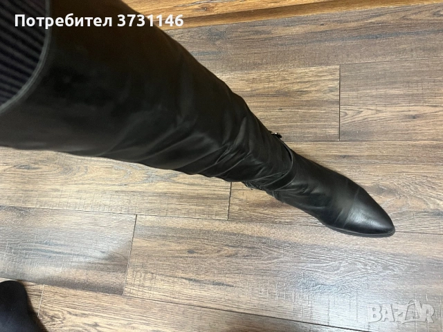 Ботуши Bata естествена кожа, снимка 2 - Дамски ботуши - 53485506