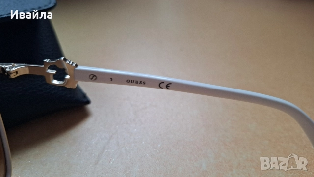 бели очила guess, снимка 3 - Слънчеви и диоптрични очила - 52373948