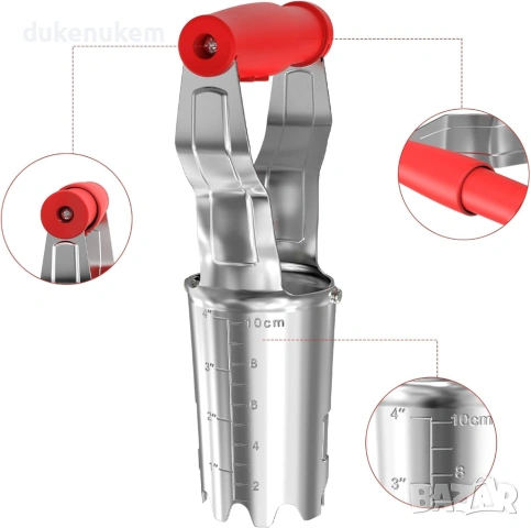 Ръчен уред за засаждане на луковици с дълбочинни маркери, снимка 4 - Градински инструменти - 53291135