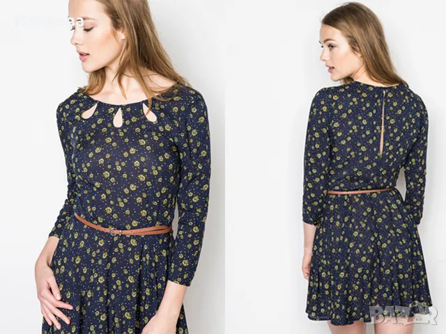 Спрингфийлд бохо рокличка. Рокля с колан на бранда SPF, снимка 2 - Рокли - 49611460