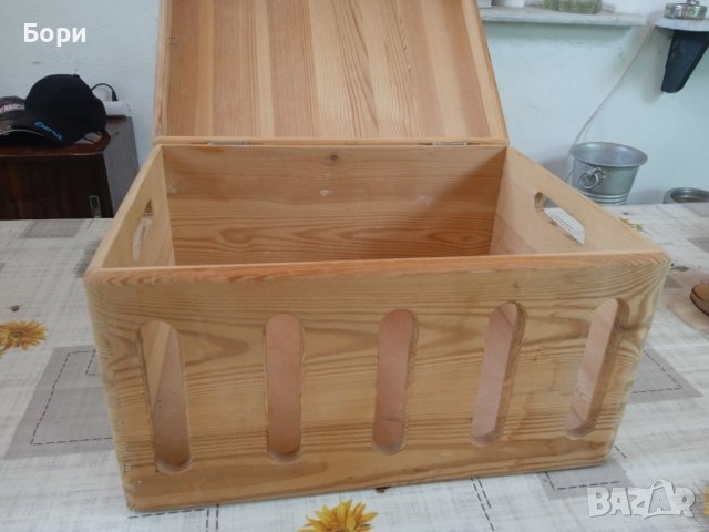 Стар немски дървен сандък, снимка 6 - Декорация за дома - 41240778