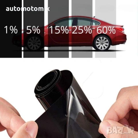 Фолио затъмняване на автомобилни стъкла, 50см х 3м., 5% - 62134