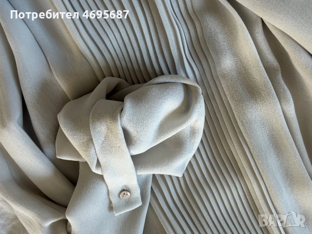 Елегантна рокля Hugo Boss, светъл екрю, размер S–M, снимка 5 - Рокли - 52934103