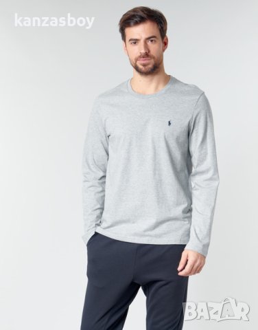 Polo Ralph Lauren L/S CREW-CREW-SLEEP TOP Grey - страхотна мъжка блуза М