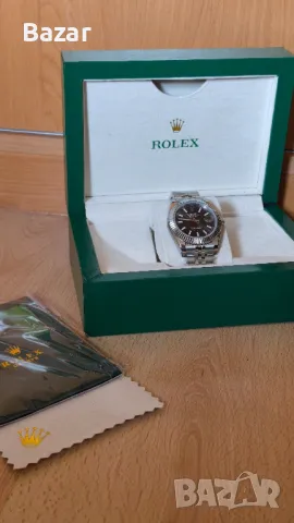 Rolex Datejust Jubelee Black Автоматичен Часовник Най-висок клас изработен по оригиналният модел, снимка 11 - Мъжки - 49237751