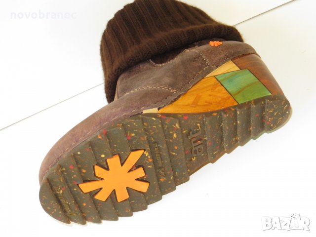 Art Shoes 37/38 боти естествена кожа, снимка 7 - Дамски боти - 35907535