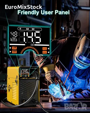 HAXIAOER 145A Безгазов телоподаващ заваръчен апарат 3 в 1 MIG/ARC/Lift TIG, снимка 2 - Други инструменти - 55900451