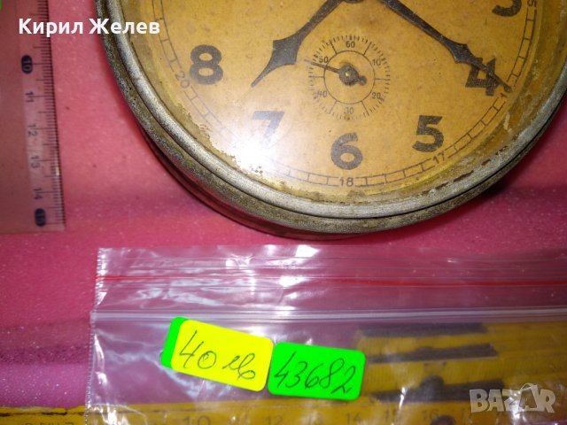 JUNGHANS Стар КОЛЕКЦИОНЕРСКИ МЕХАНИЧЕН НЕМСКИ БУДИЛНИК от ЦАРСКО ВРЕМЕ ЮНГХАНС 43682, снимка 6 - Антикварни и старинни предмети - 44463799