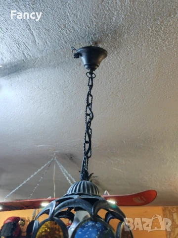 Винтидж чугунена лампа , снимка 7 - Антикварни и старинни предмети - 51186310