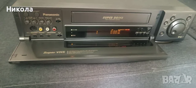 Panasonic NV-HS900 S-VHS – висок клас – перфектен панел и видеоглава – за ремонт, снимка 2 - Плейъри, домашно кино, прожектори - 55874063