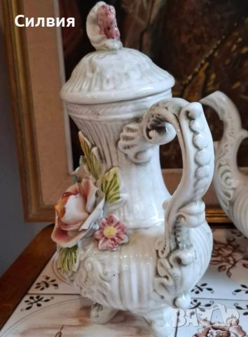 Чайник/Ваза , снимка 3 - Антикварни и старинни предмети - 52581366