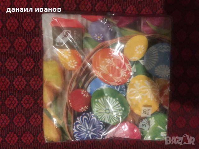 Салфетки великден 20броя-33/33-3пласта, снимка 1