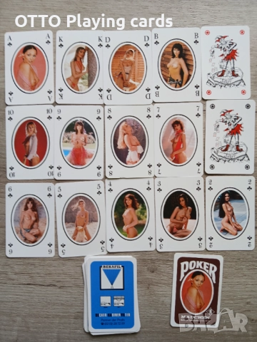Еротични стари карти за игра, снимка 4 - Карти за игра - 51895007