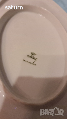 сосиера порцелан Чехословакия , снимка 2 - Сервизи - 44928863