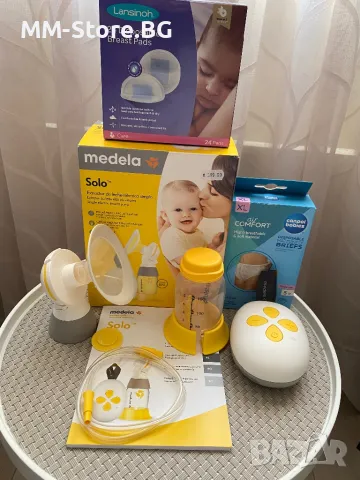 Нова Електрическа двуфазна помпа за кърма SOLO - MEDELA, снимка 2 - Помпи за кърма - 49362619