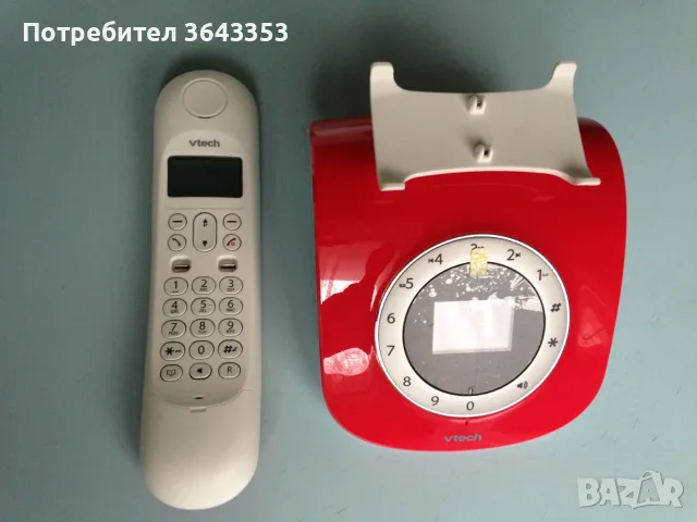 	Стационарен телефон Vtech LS 1750-R, снимка 8 - Стационарни телефони и факсове - 49621282