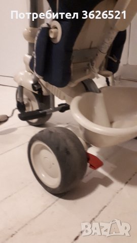 Детска Триколка Smart trike, 4 в 1, синя, снимка 5 - Детски велосипеди, триколки и коли - 39481570