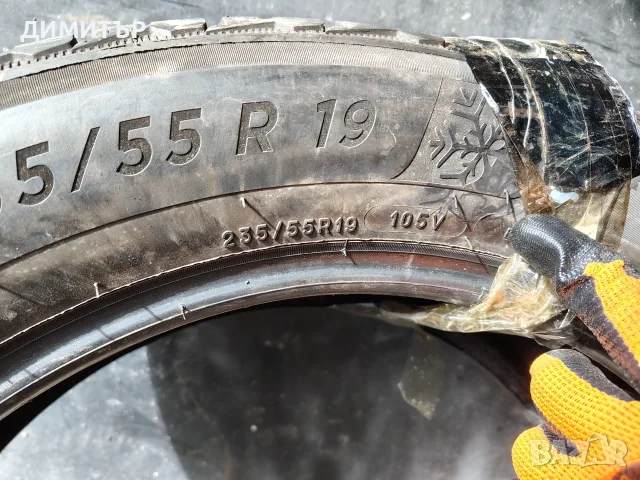 4бр.зимни гуми MICHELIN 235 55 19 DOT22 цена за брой, снимка 7 - Гуми и джанти - 55801632