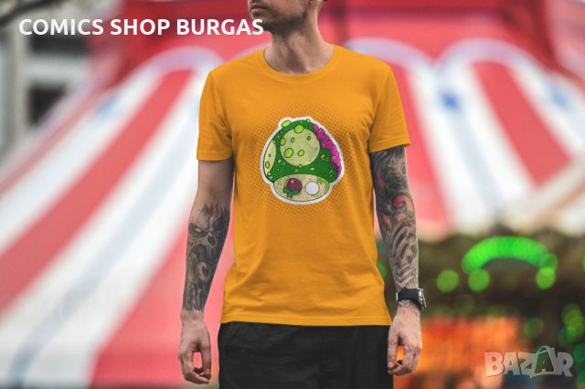 Мъжка тениска Super Mario - Mushroom , снимка 8 - Тениски - 35751209
