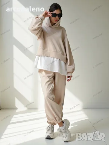 Дамски ежедневен комплект от две части, 5цвята , снимка 14 - Комплекти - 49199460