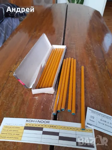 Стари моливи KOH I NOOR 4B, снимка 4 - Други ценни предмети - 48741985