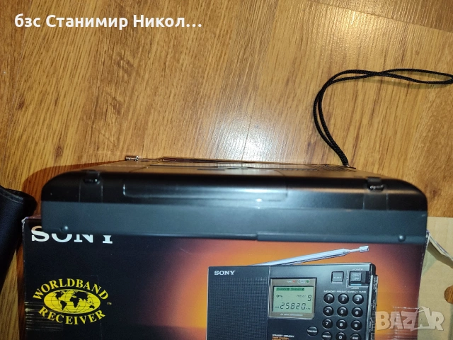 Използвано радио Sony ICF-SW7600G FM Stereo/SW/MW/LW PLL World Radio., снимка 7 - Радиокасетофони, транзистори - 53104256