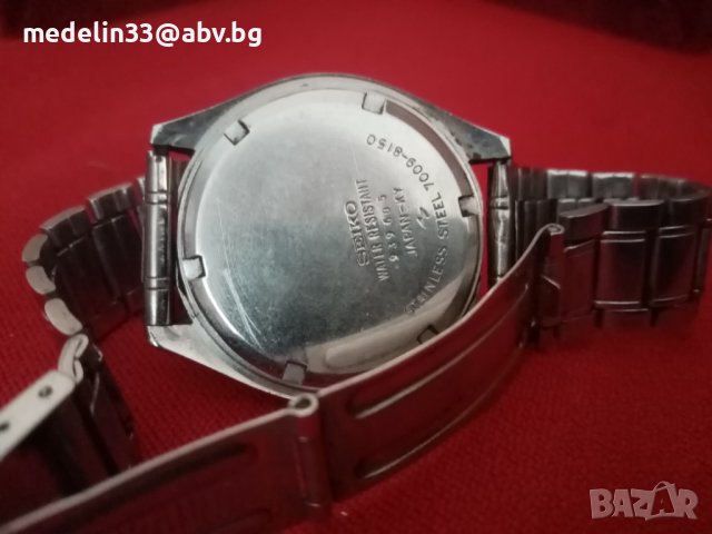 Seiko 5 Japan original 1970, seiko caliber 7009a, 21600 A/h, автоматичен мъжки часовник, снимка 7 - Антикварни и старинни предмети - 40626044