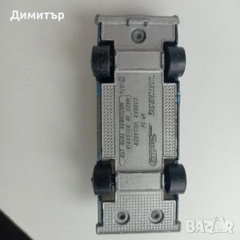 Рядка Matchbox България – Mercury Cougar Villager No. 74 (1978) – За реставрация, снимка 5 - Колекции - 55788988