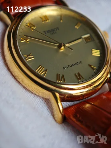 Tissot Carson Automatic 35.5 mm 18K Yellow Gold, снимка 6 - Мъжки - 53647572