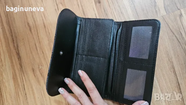 Ново дамско сиво портмоне, снимка 5 - Портфейли, портмонета - 49500706