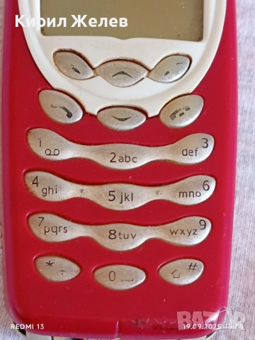 Ретро телефон GSM NOKIA 3410 рядък за КОЛЕКЦИЯ ДЕКОРАЦИЯ 51370, снимка 3 - Nokia - 51768359