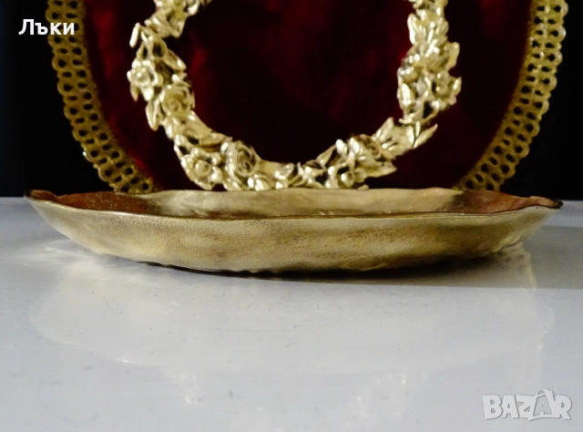 Бронзова чиния,бижутерка Collini,Австрия. , снимка 5 - Антикварни и старинни предмети - 52417538