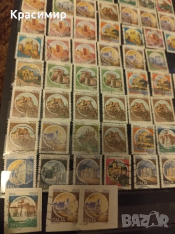 Пощенски марки Италия.Замъци ., снимка 11 - Филателия - 51684173