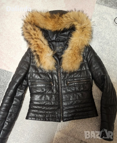 Елегантно яке от естествена кожа 