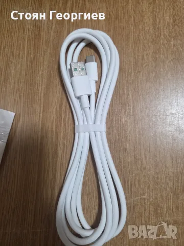 Чисто нов USB-C кабел за зареждане и пренос на данни, съвместим с различни модели смартфони Oppo, снимка 2 - USB кабели - 55755220