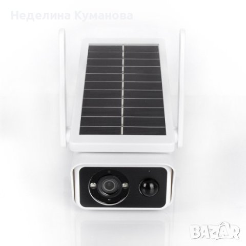 🧨 2104 - 4LED КУПОЛНА КАМЕРА СЪС СОЛАРЕН ПАНЕЛ, снимка 7 - IP камери - 41187183