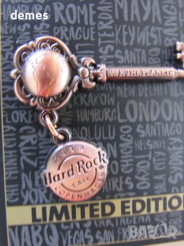 Оригинална метална значка Hard Rock Cafe Копенхаген, Дания
